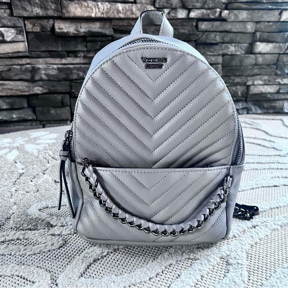 Victoria's Secret Handbags - Victorias Secret gray backpack bag